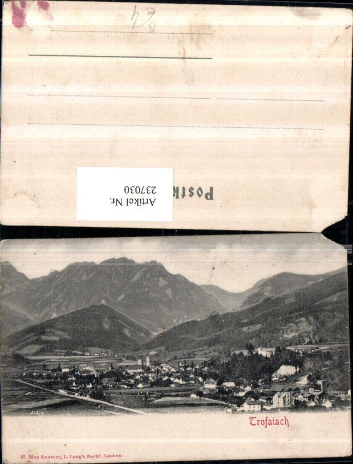 Alte Ansichtskarte – Old Postcard