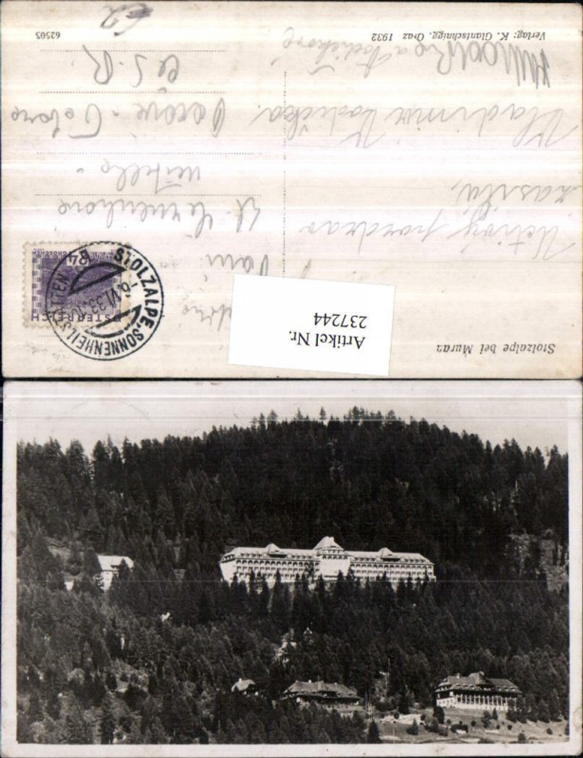 Alte Ansichtskarte – Old Postcard