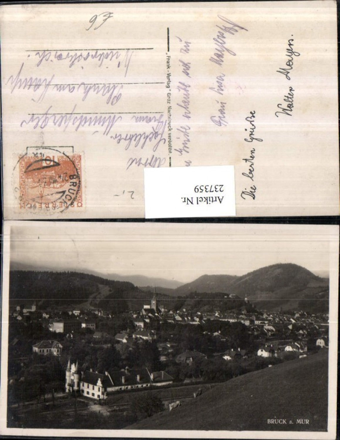 Alte Ansichtskarte – Old Postcard