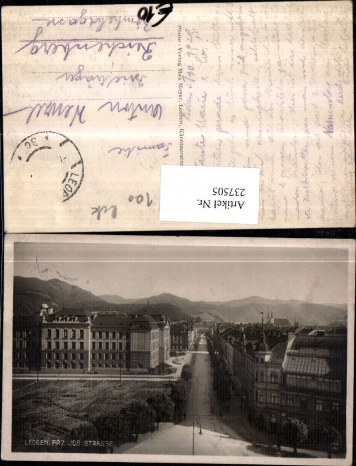 Alte Ansichtskarte – Old Postcard