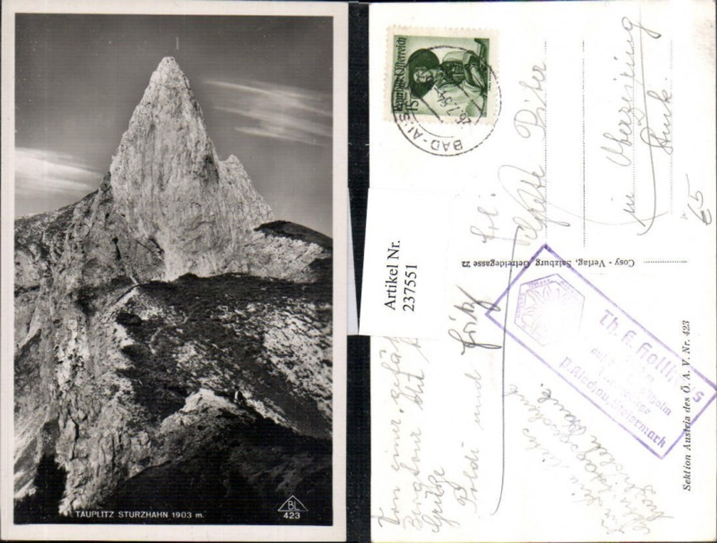 Alte Ansichtskarte – Old Postcard