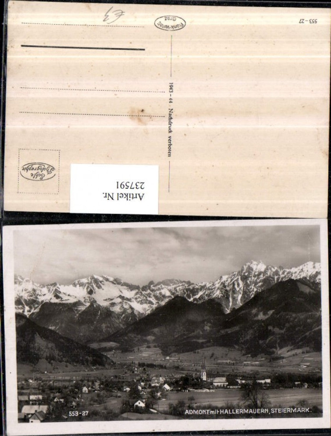 Alte Ansichtskarte – Old Postcard