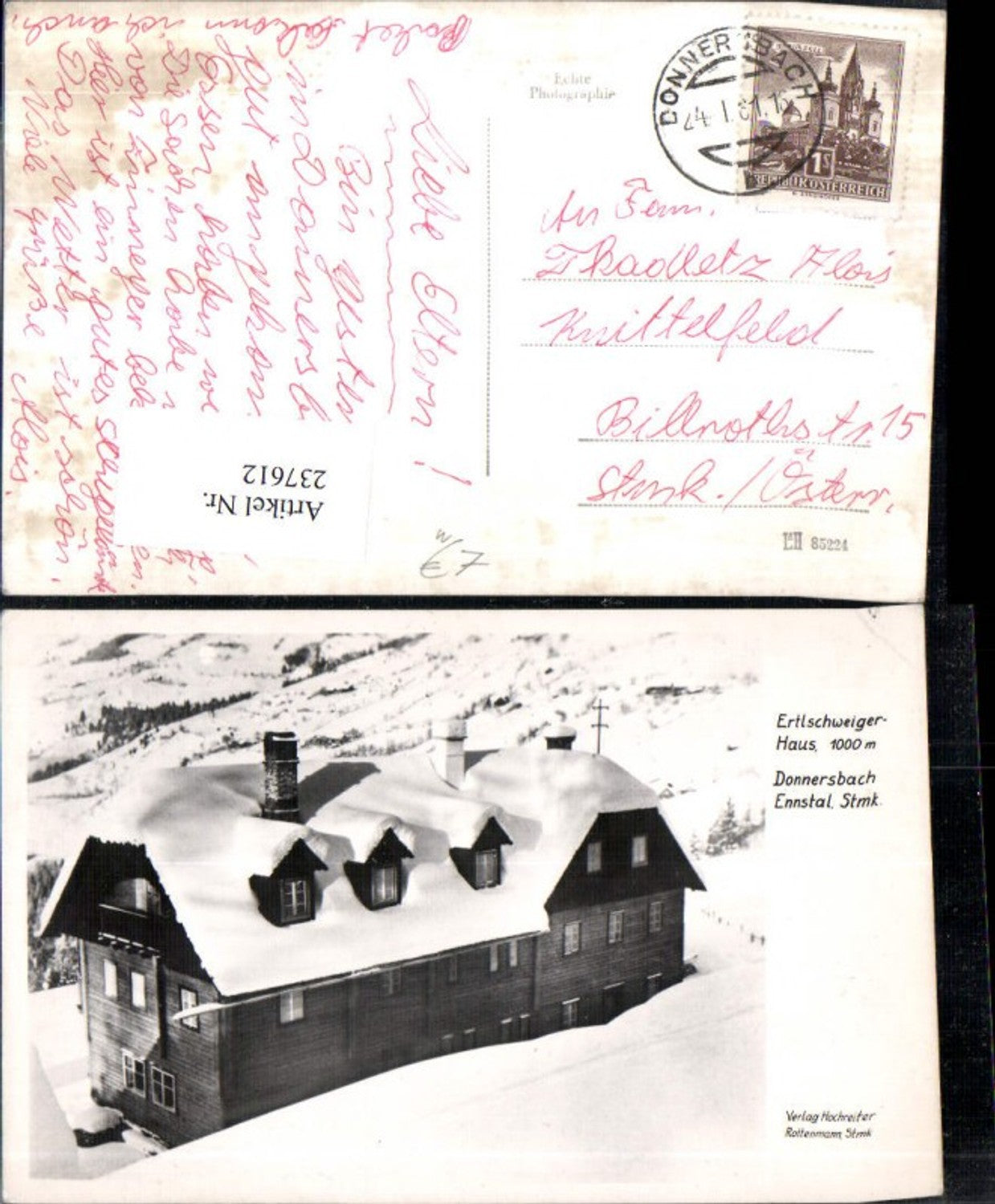 Alte Ansichtskarte – Old Postcard