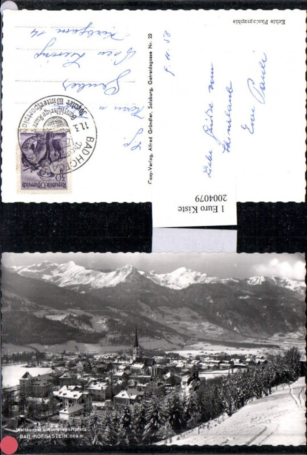 2004079,Bad Hofgastein Totale Winterbild