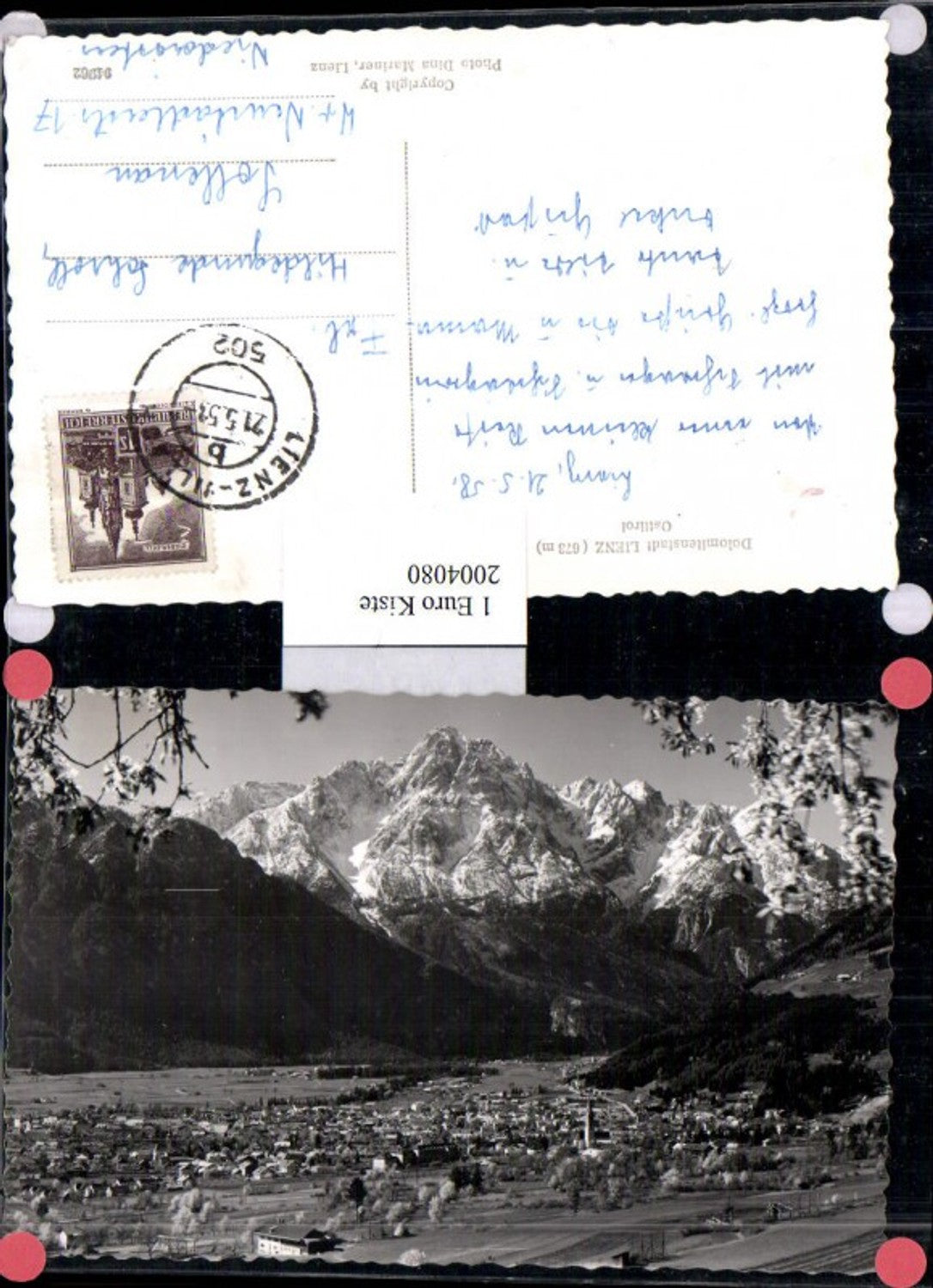 2004080,Lienz Totale in Osttirol Bergkulisse