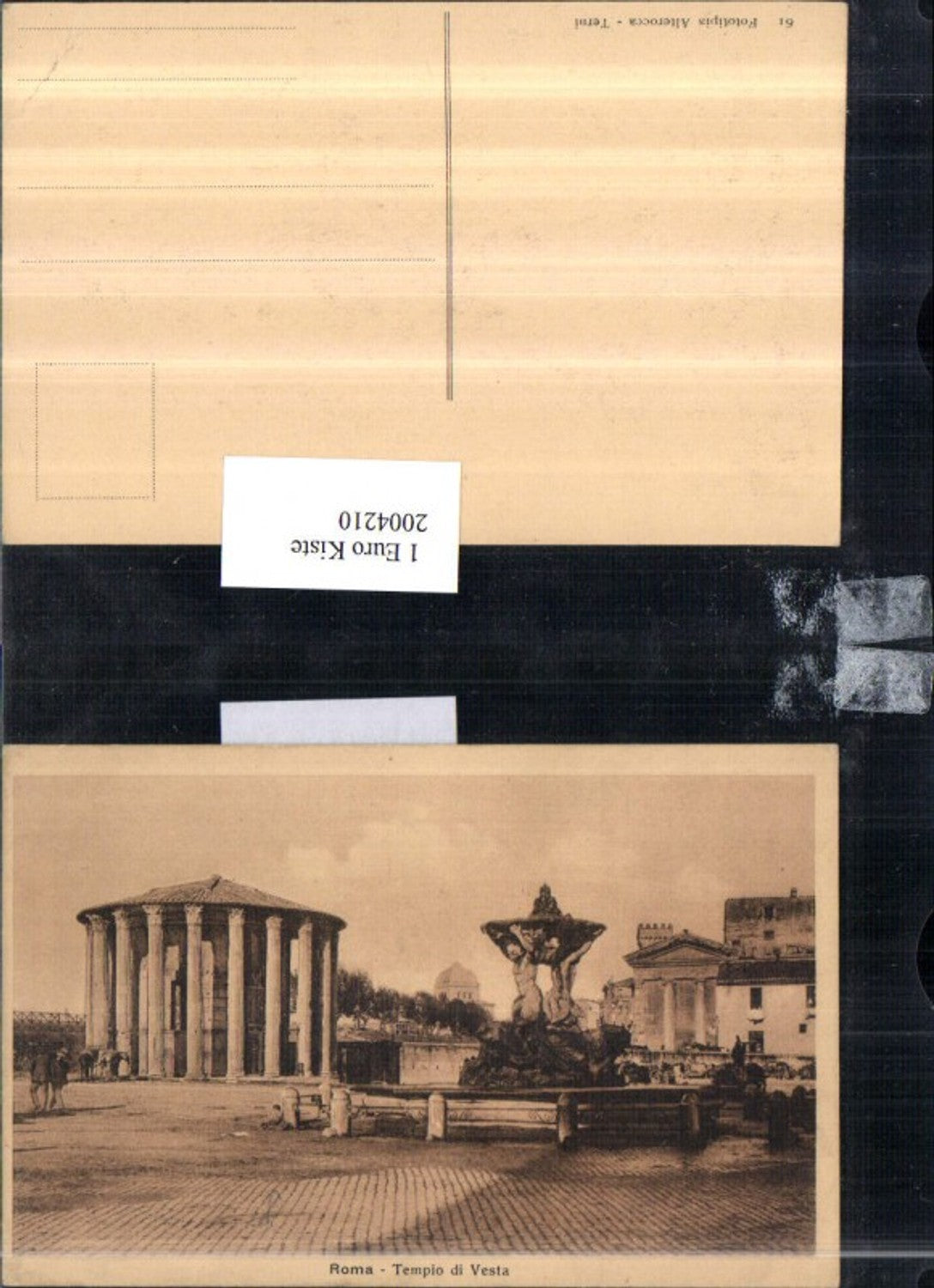 2004210,Roma Rom Tempio di Vesta Tempel Brunnen