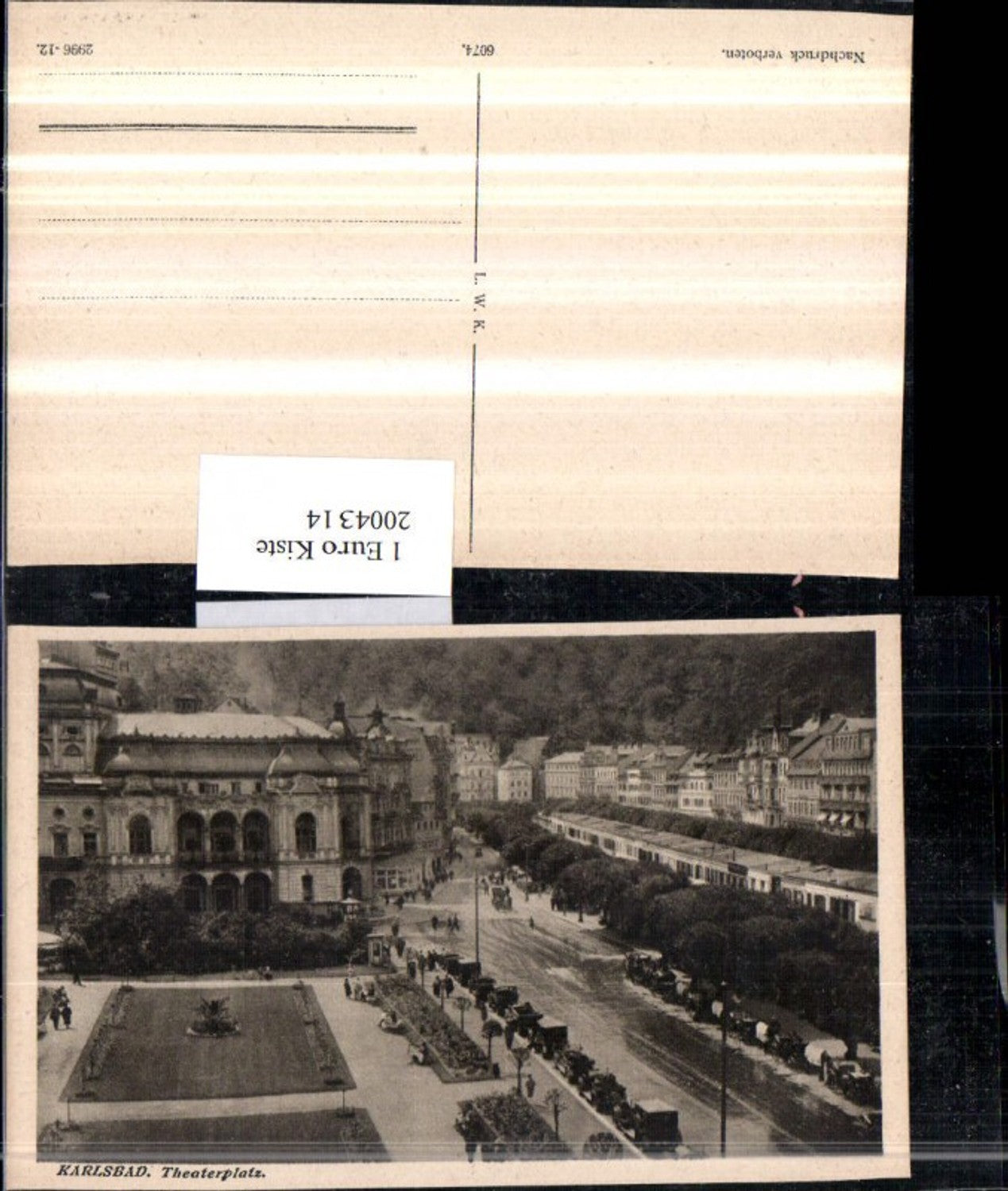 2004314,Karlsbad Karlovy Vary Theaterplatz