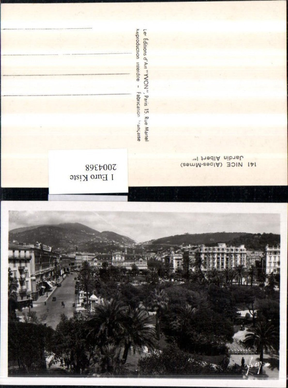 2004368,Nice Alpes-Mmes Jardin Albert