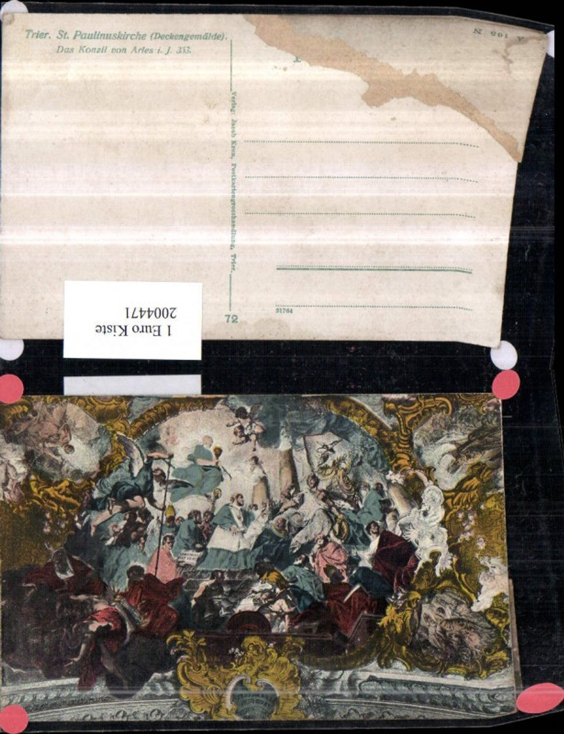 2004471,Trier St. Paulinuskirche Kirche Deckengemälde