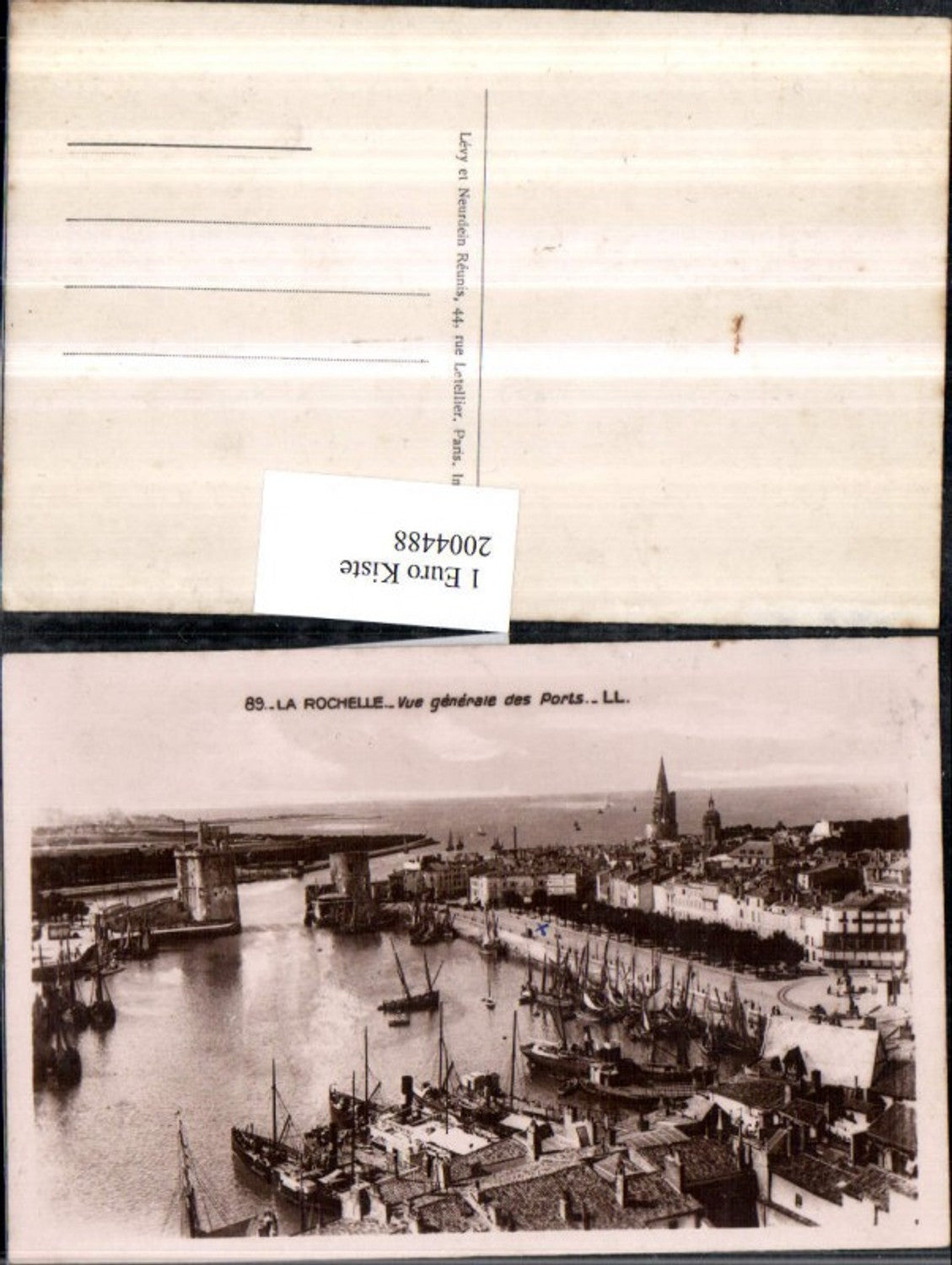 2004488,La Rochelle Vue generale des Ports Hafen Segelschiffe
