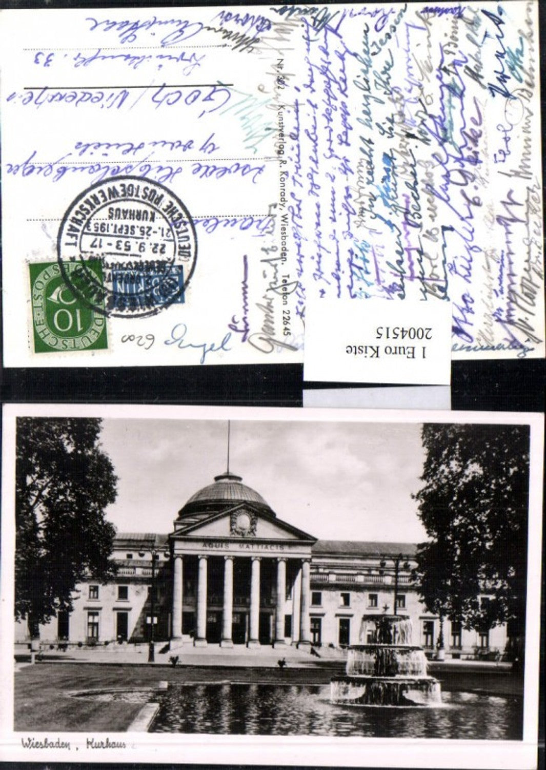 2004515,Wiesbaden Kurhaus Brunnen