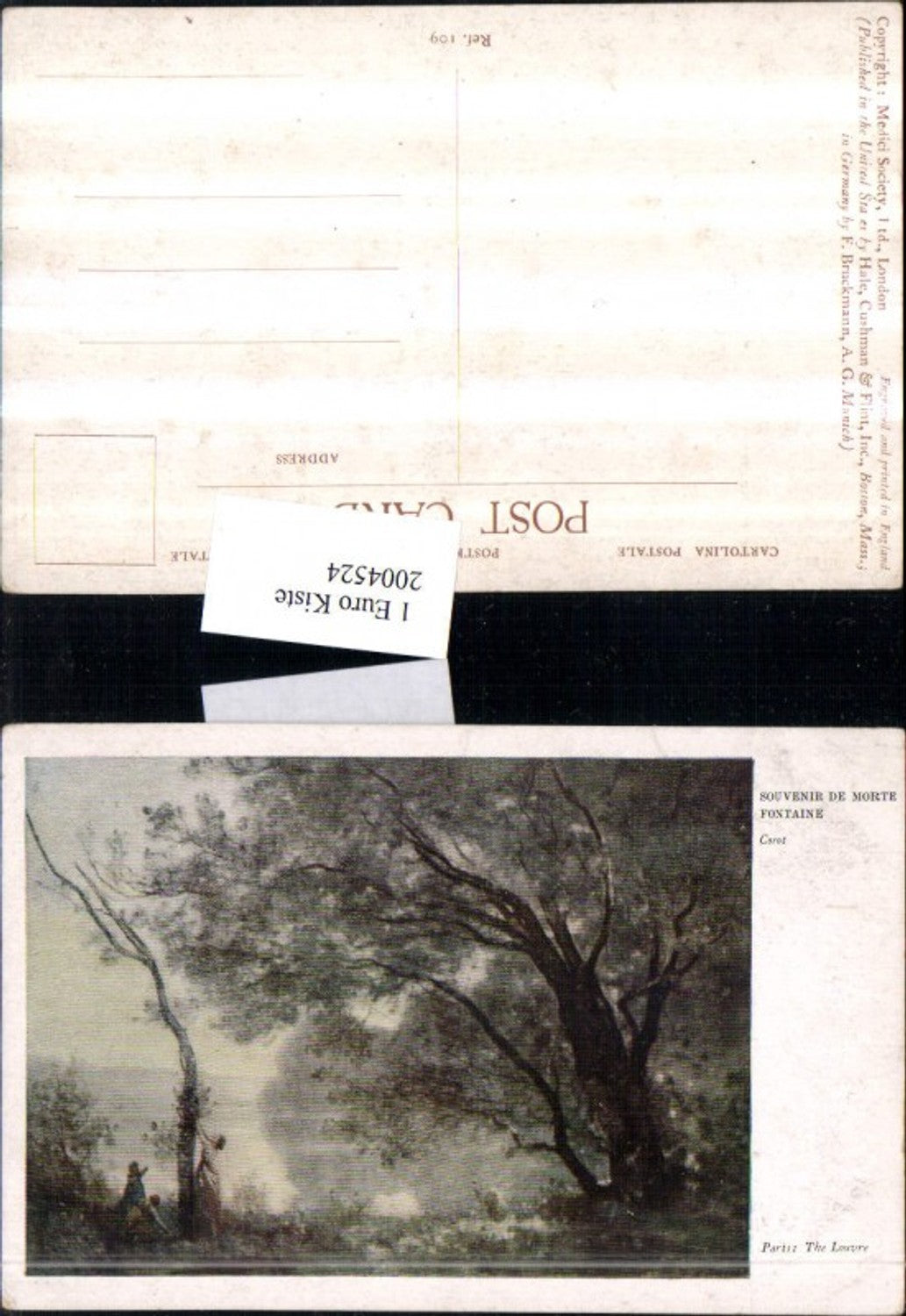 2004524,Künstler AK Paris The Louvre Souvenir de Morte Fontaine