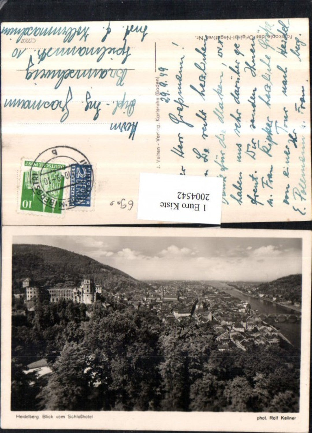 2004542,Heidelberg Totale m. Schloss Blick v. Schlosshotel