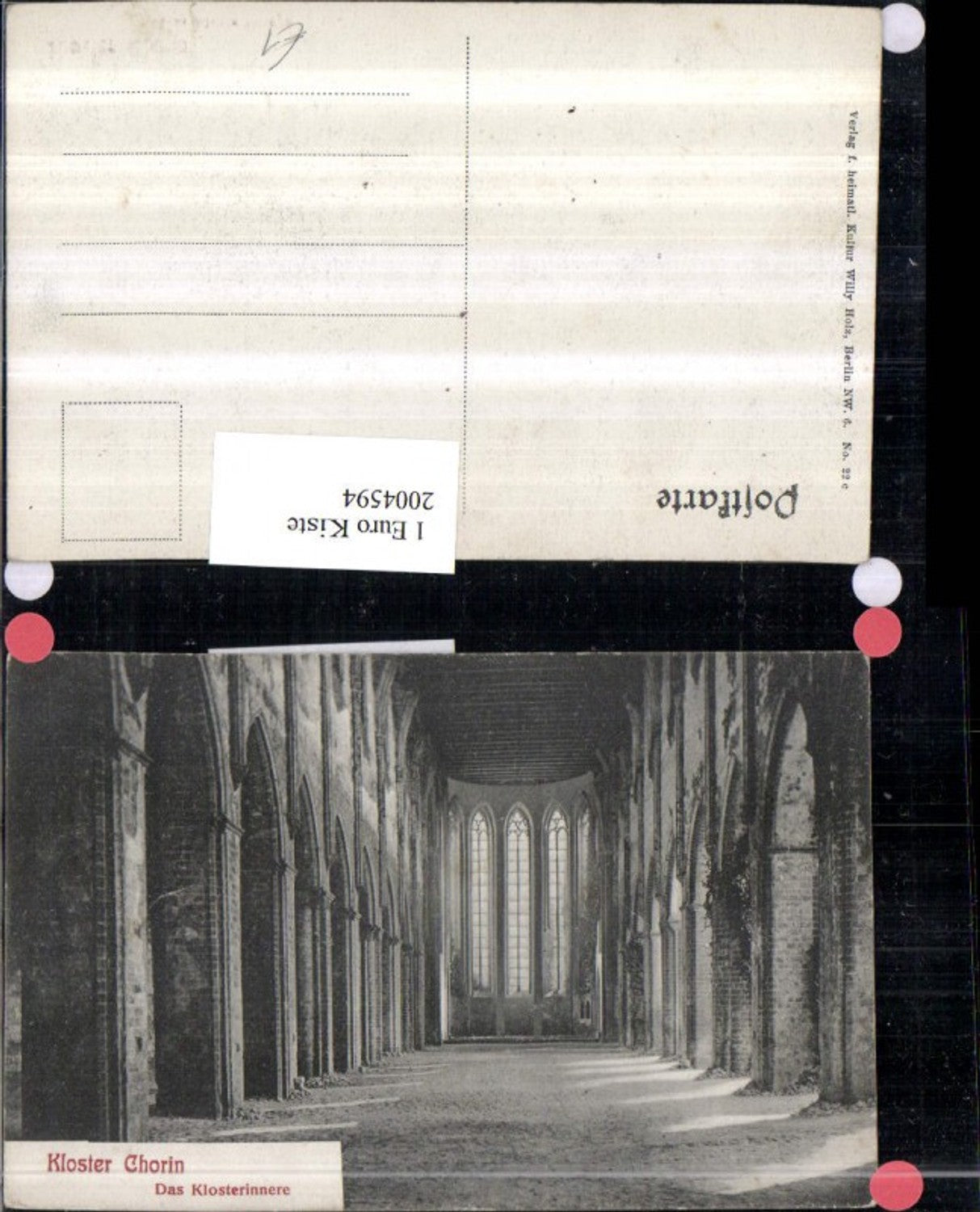 2004594,Kloster Chorin Das Klosterinnere Innenansicht
