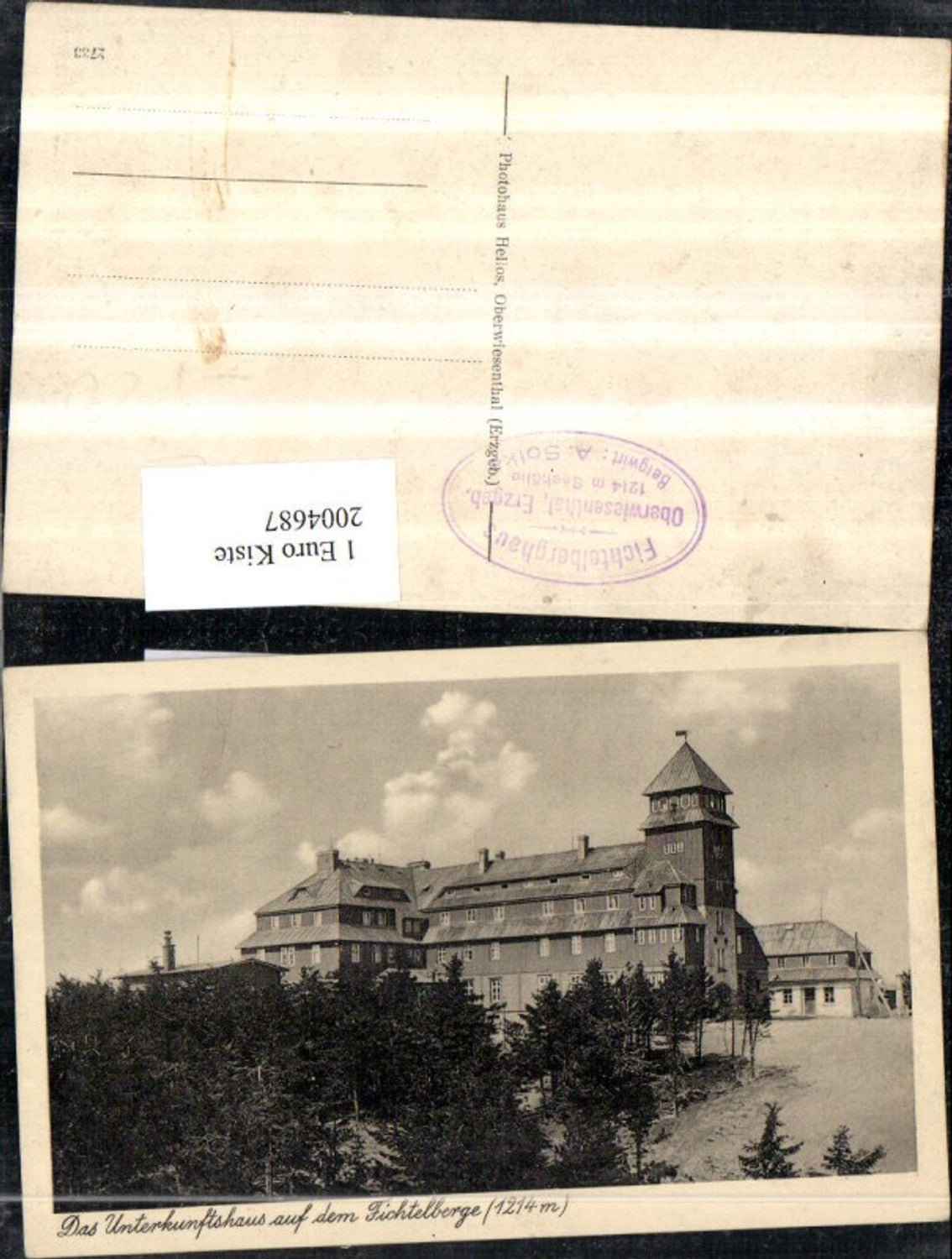 2004687,Das Unterkunftshaus auf d. Fichtelberg b. Oberwiesenthal