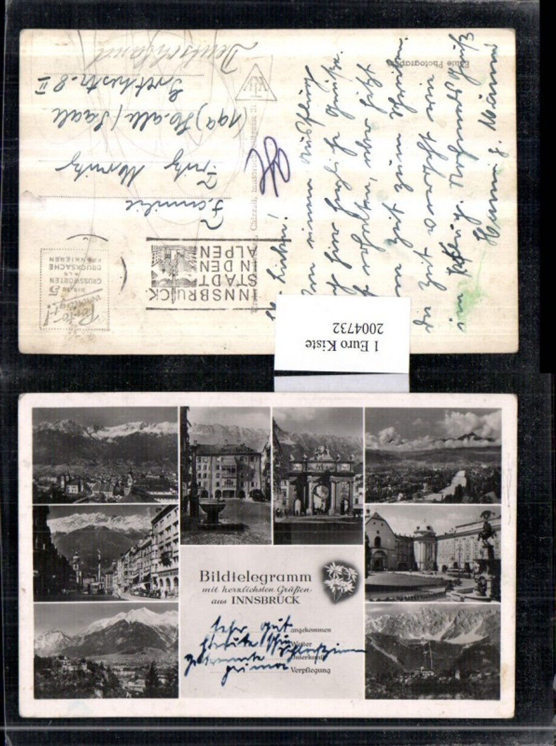 2004732,Innsbruck Totale Goldenes Dachl Brunnen Denkmal Maria-Theresien-Straße Mehrbildkarte