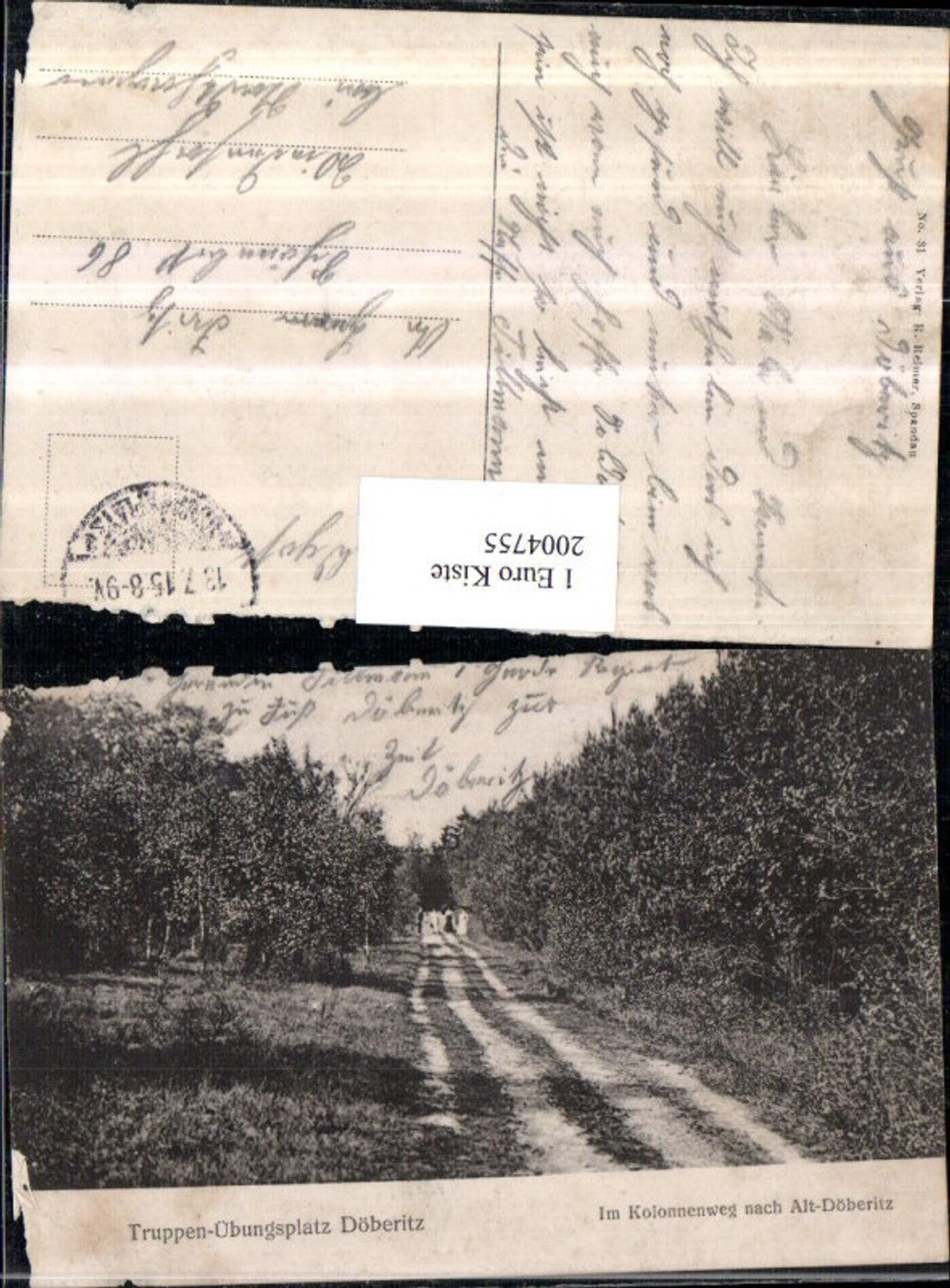 2004755,Truppen-Übungsplatz Döberitz Im Kolonnenweg nach Alt-Döberitz