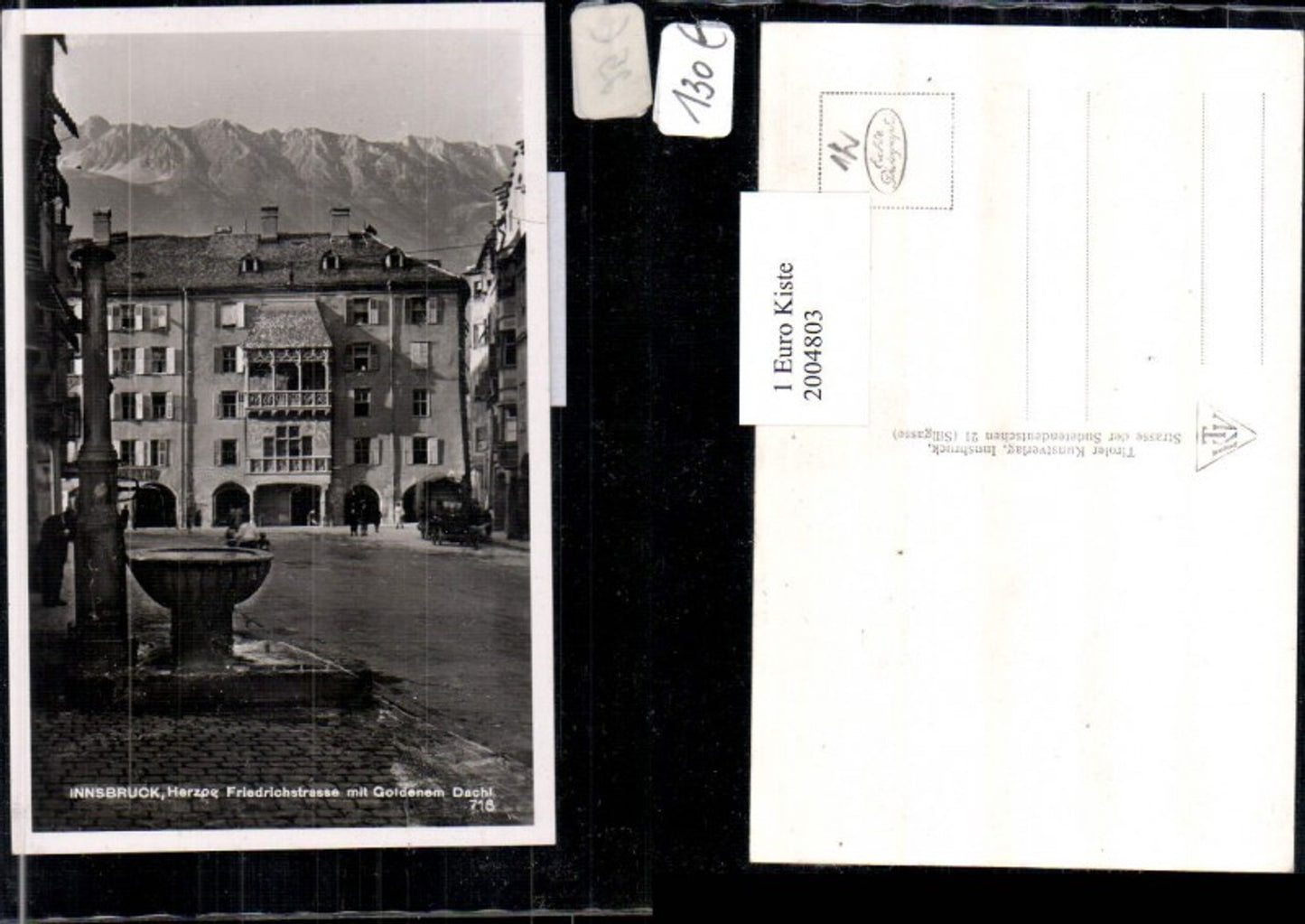 2004803,Innsbruck Herzog Friedrichstraße m. Goldenem Dachl Brunnen