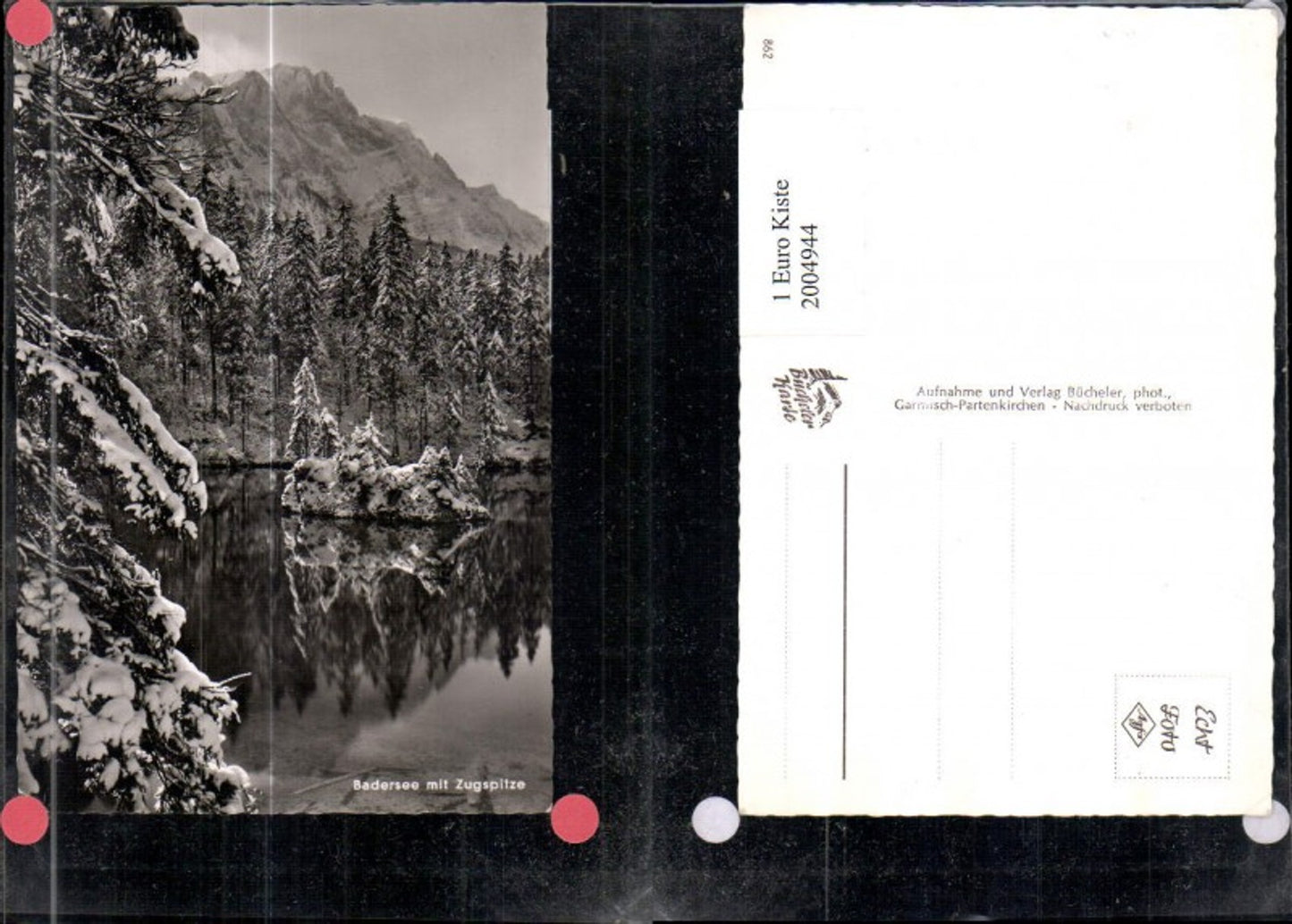 2004944,Badersee See m. Zugspitze b. Garmisch-Partenkirchen
