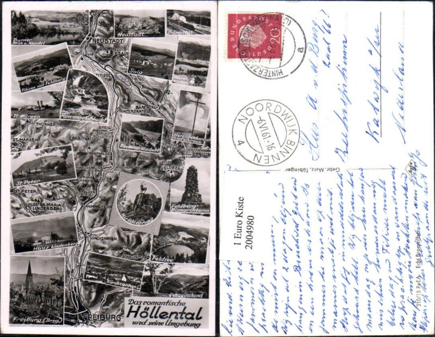 2004980,Höllental u. Seine Umgebung Saig Neustadt St. Peter Feldsee Freiburg Mehrbildkarte