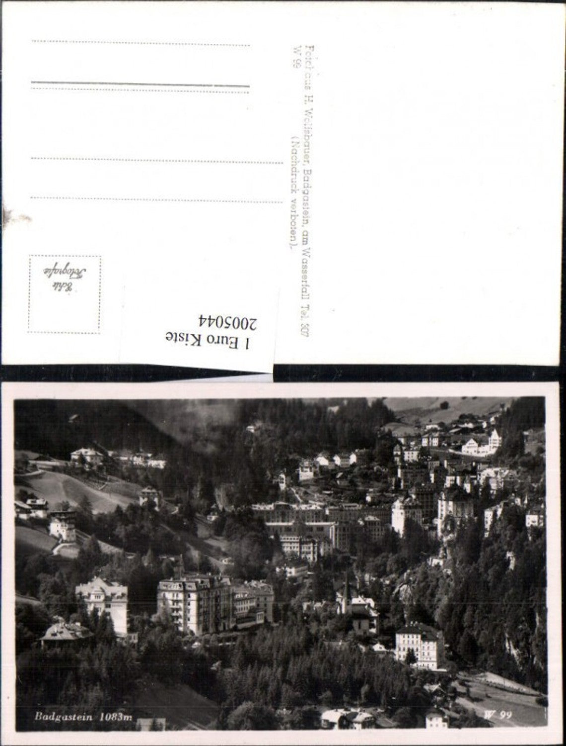 2005044,Badgastein Bad Gastein Totale
