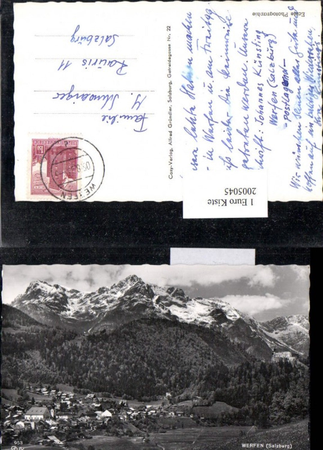 2005045,Werfen Totale m. Hagengebirge pub Cosy 853