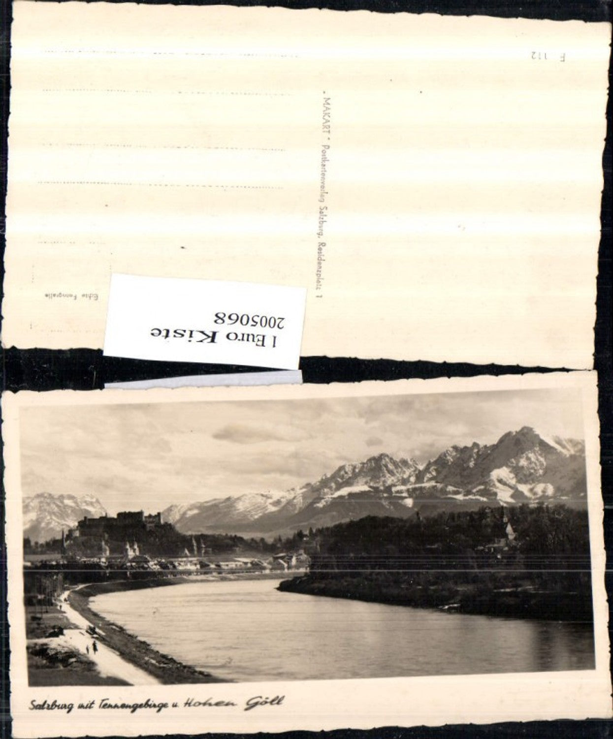 2005068,Salzburg Teilansicht m. Tennengebirge u. Hohen Göll