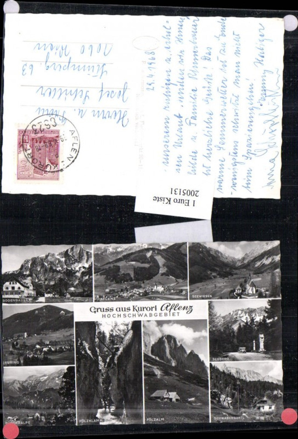 2005131,Gruß aus Aflenz Totale Seewiesen Seeberg Fölzalm Bürgeralpe Mehrbildkarte