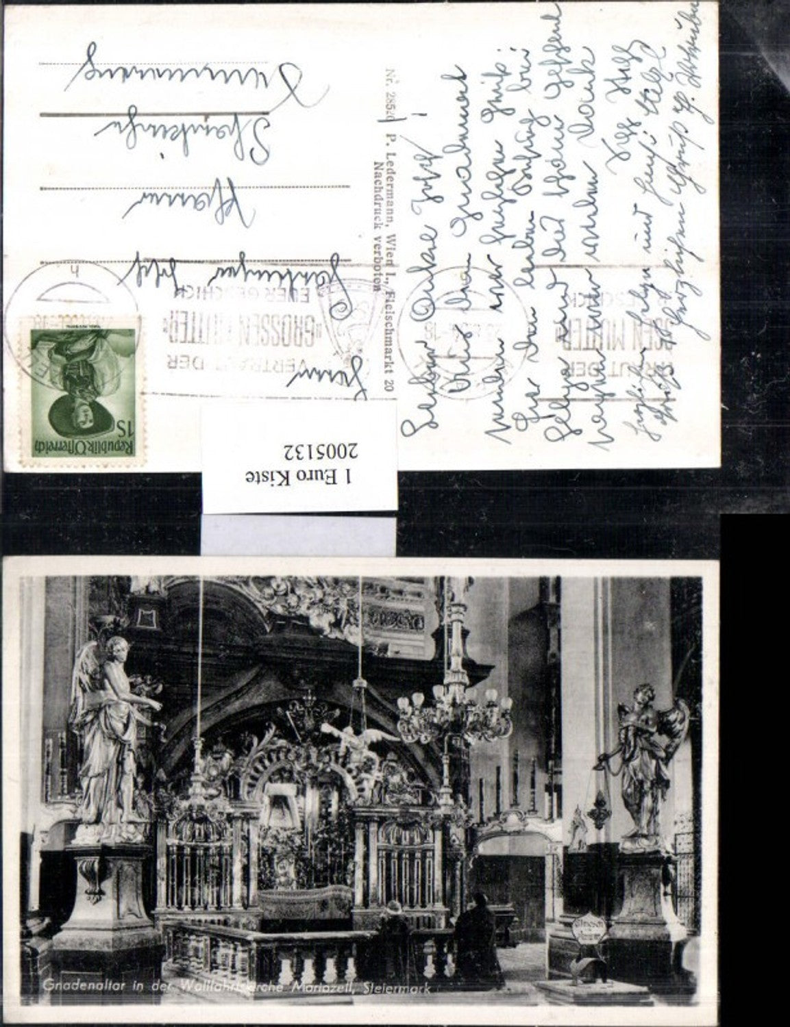 2005132,Mariazell Wallfahrtskirche Kirche Innenansicht Gnadenaltar Altar