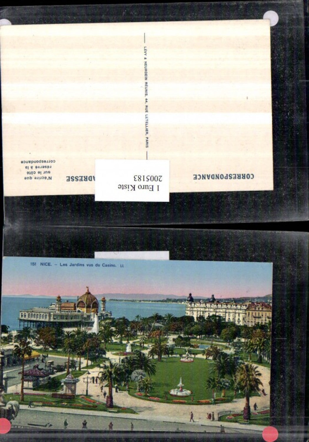 2005183,Nice Les Jardins vus du Casino Park