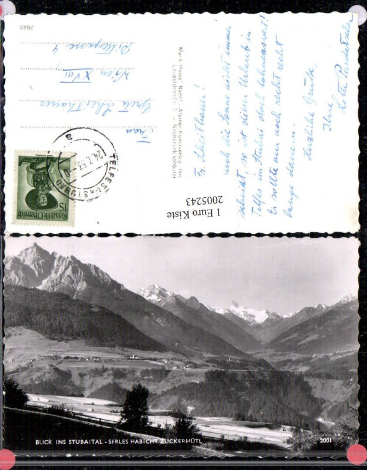 2005243,Blick ins Stubaital Serles Habicht Zuckerhütl Bergkulisse