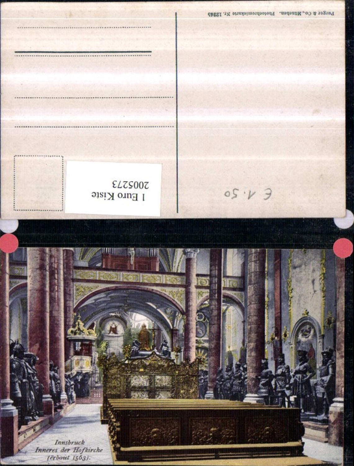 2005273,Innsbruck Hofkirche Innenansicht pub Purger u. Co 12245