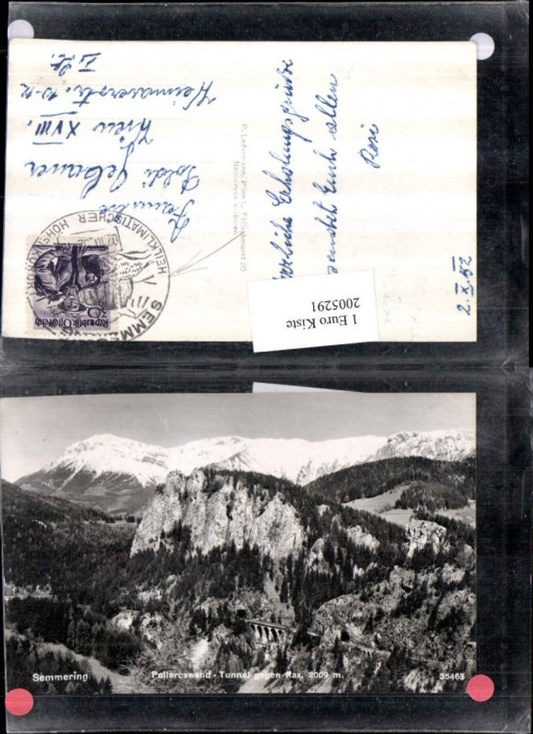2005291,Semmering Polleroswand-Tunnel geg. Rax