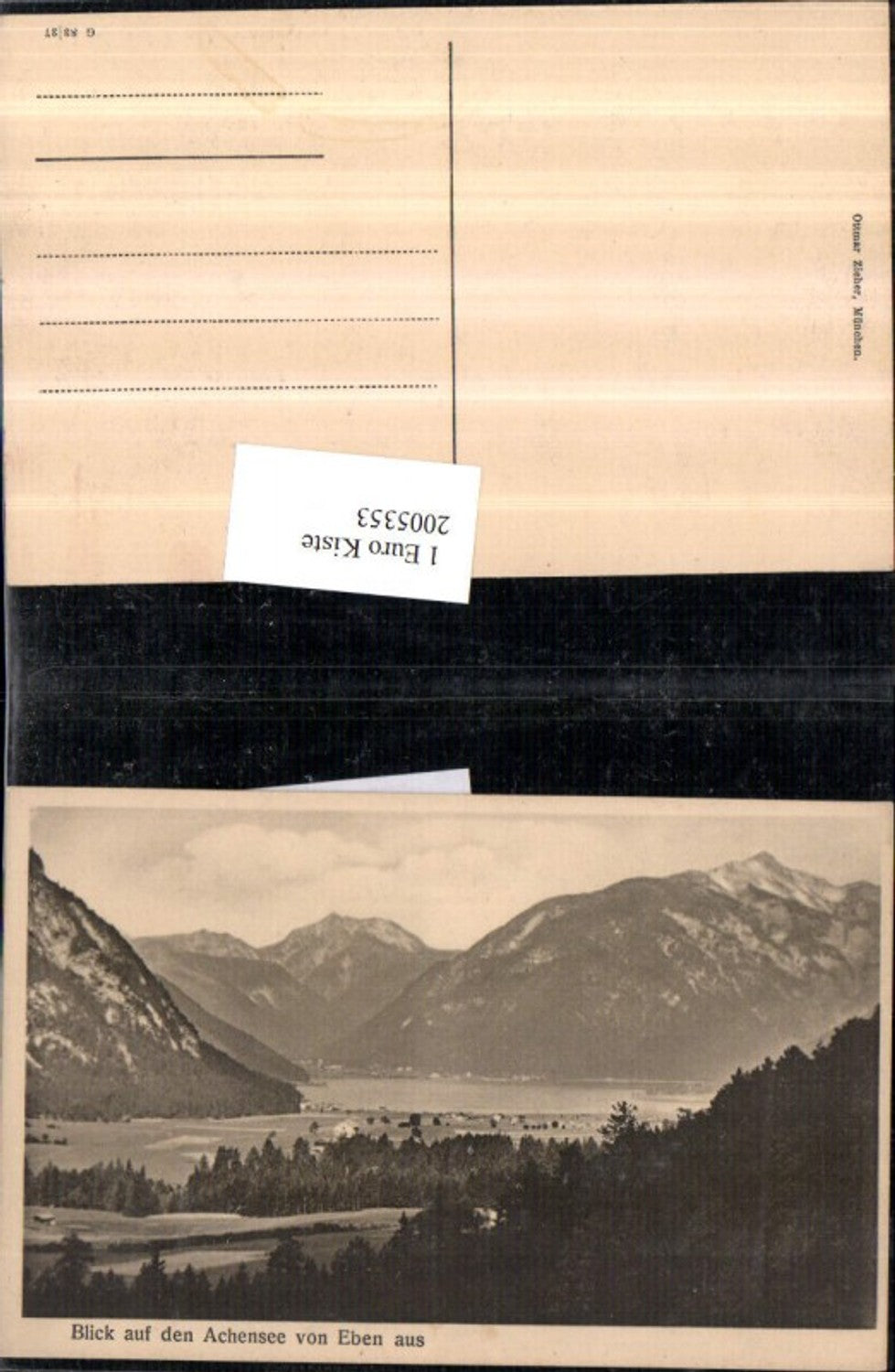 2005353,Blick auf d. Achensee von Eben aus pub Ottmar Zieher