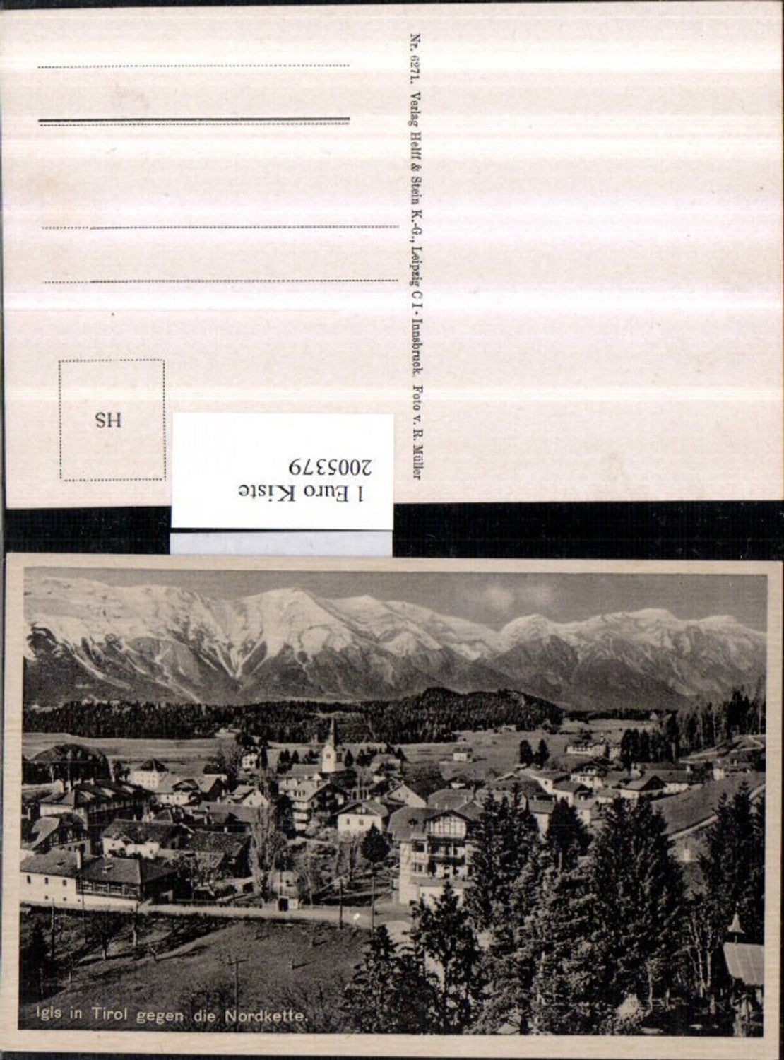 2005379,Igls in Tirol Totale geg. d. Nordkette