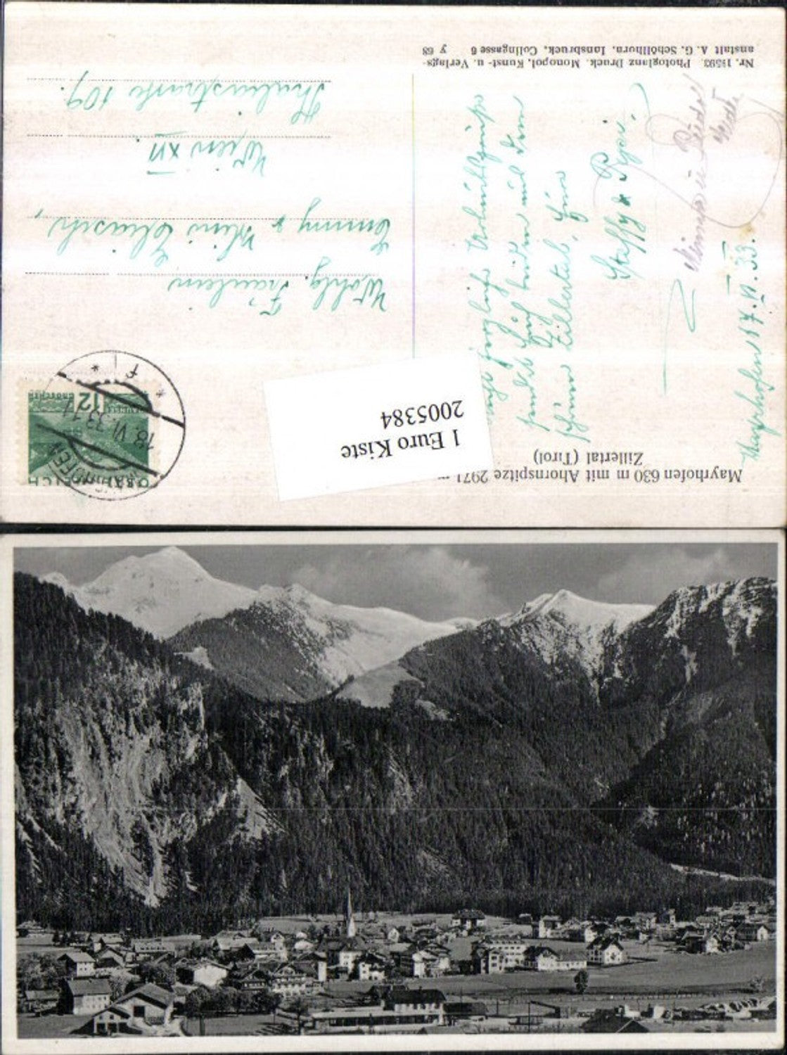 2005384,Mayrhofen im Zillertal Totale m. Ahornspitze