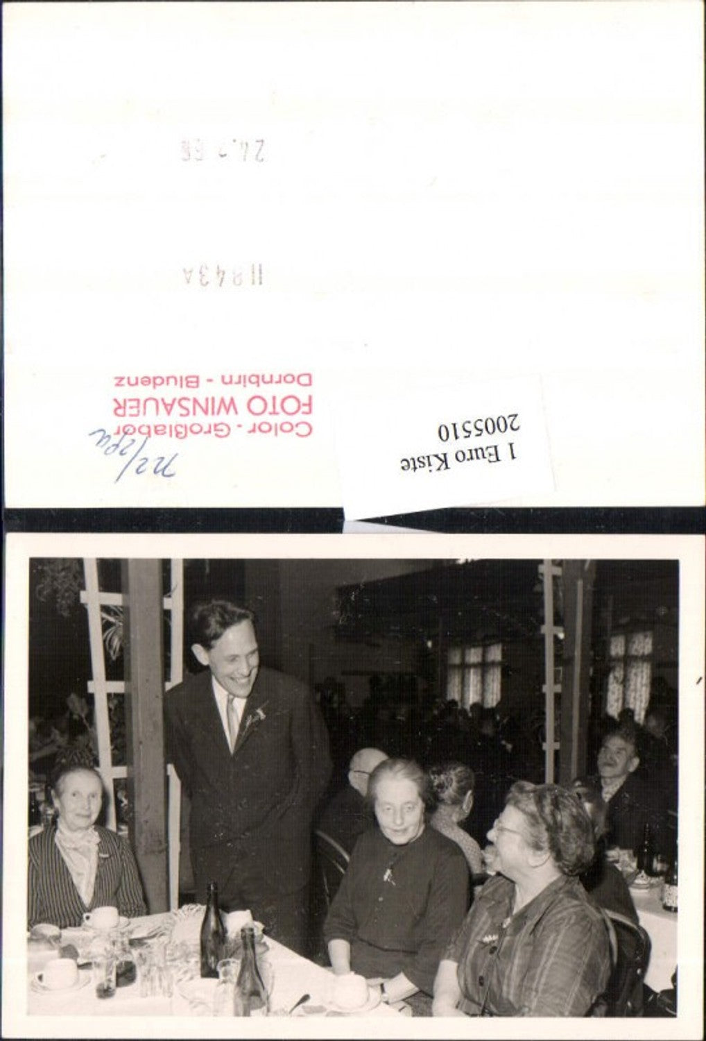 2005510,Foto AK Fest Ältere Personen pub Color-Großlabor Foto Winsauer Dornbirn Bludenz