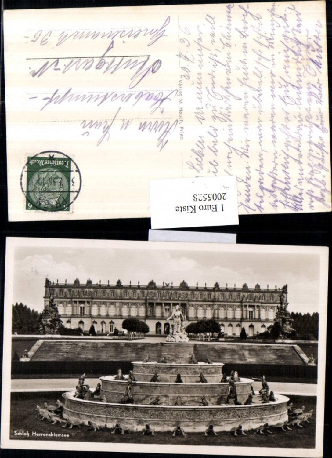 2005528,Schloss Herrenchiemsee m. Brunnen