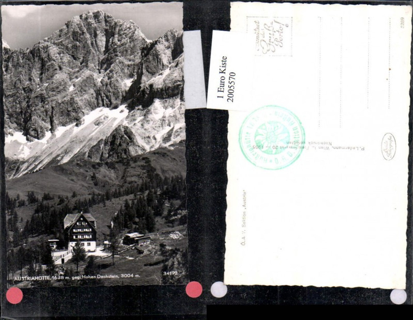 2005570,Austriahütte Berghütte geg. Hohen Dachstein b. Ramsau am Dachstein