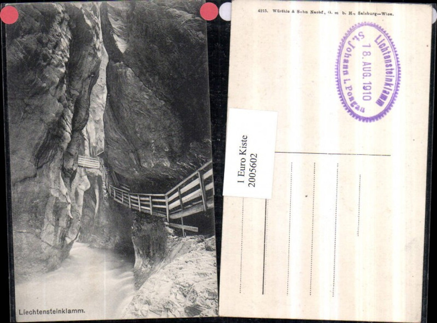 2005602,Liechtensteinklamm Klamm b. St. Johann im Pongau