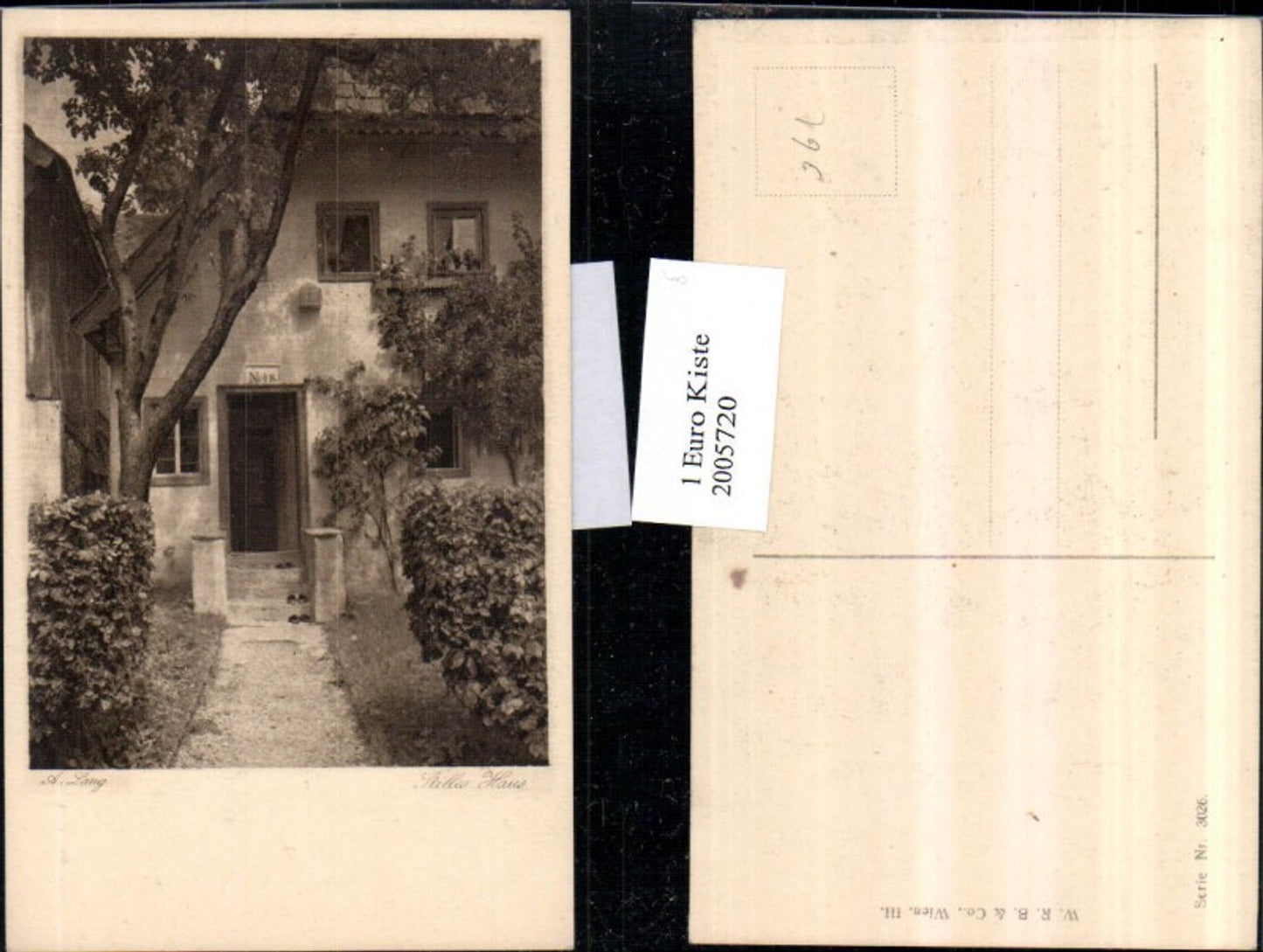 2005720,Künstler AK A. Lang Stilles Haus Hausansicht Nr. 48