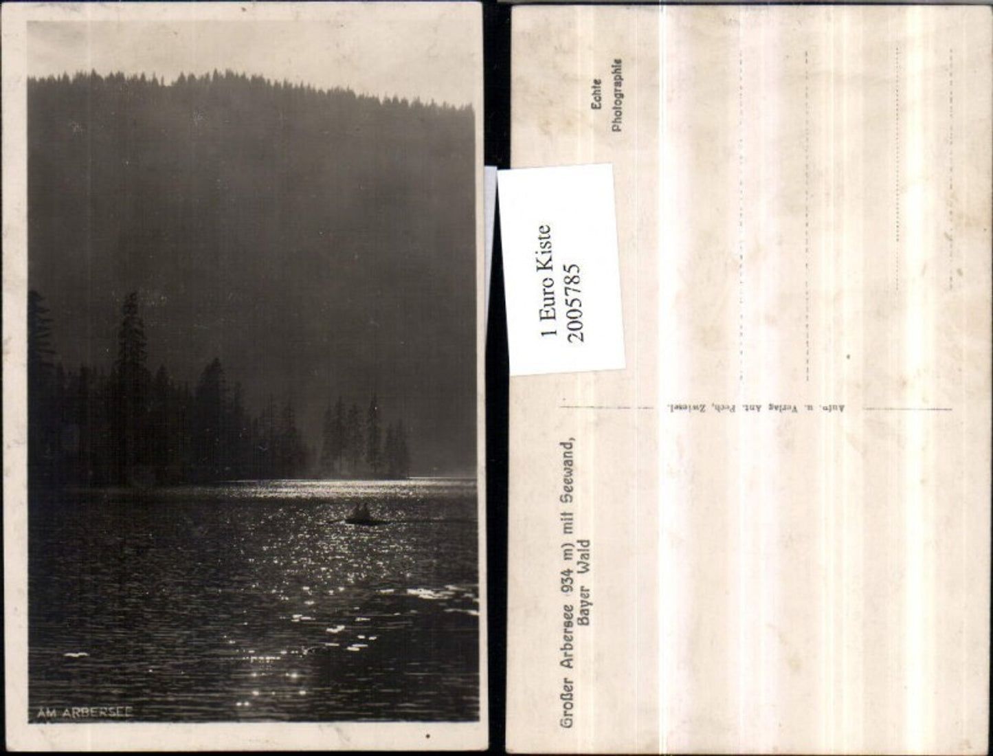 2005785,Großer Arbersee See m. Seewand im Bayer Wald