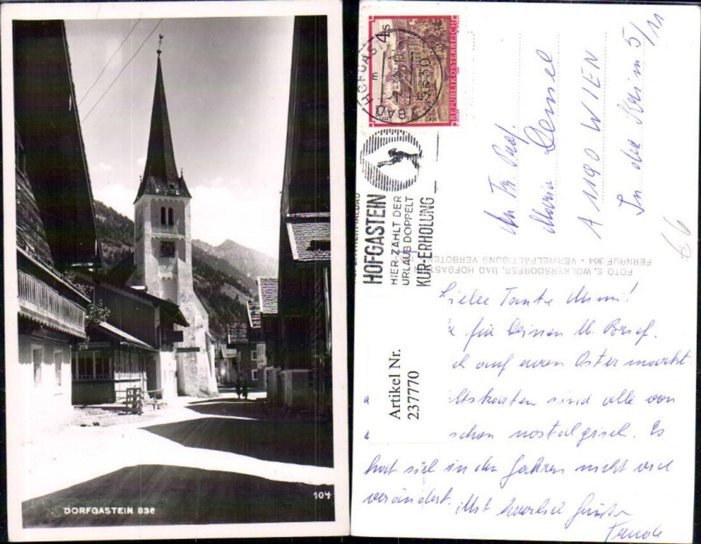 Alte Ansichtskarte – Old Postcard