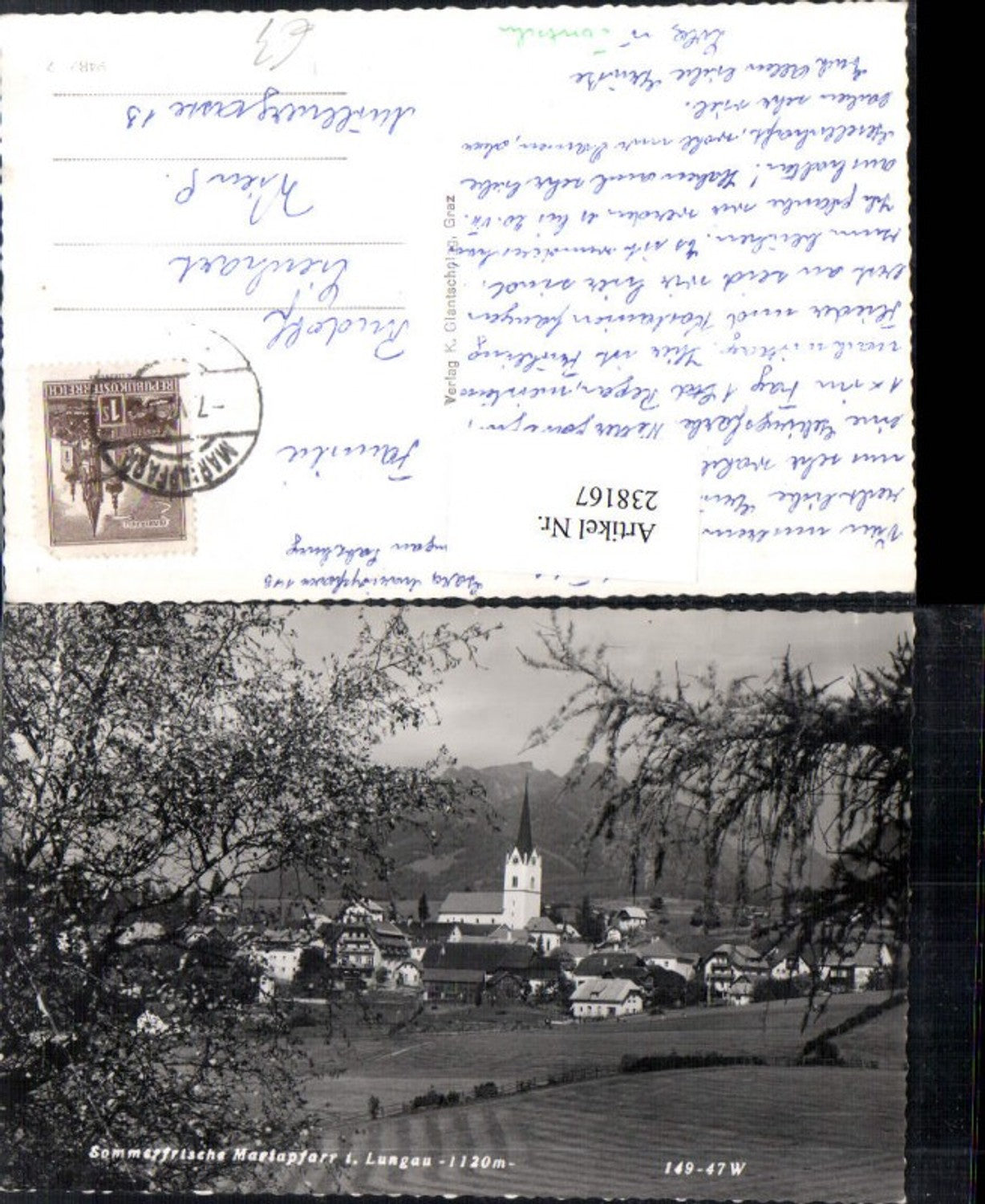 238167,Mariapfarr Totale im Lungau