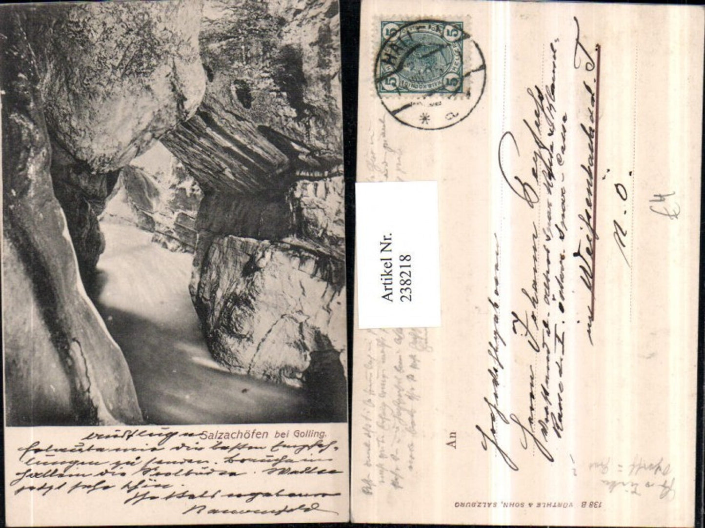 238218,Salzachöfen b. Golling Partie