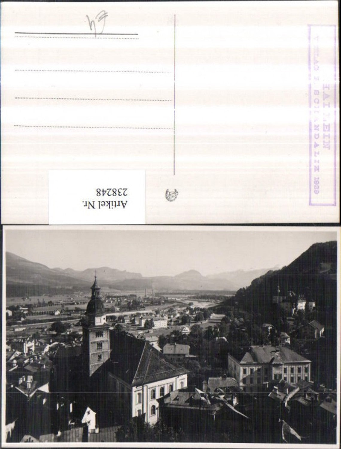 238248,Hallein Totale Kirche