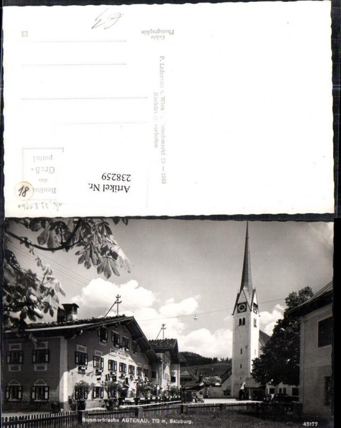 238259,Abtenau Marktplatz Gasthof zum roten Ochsen Kirche