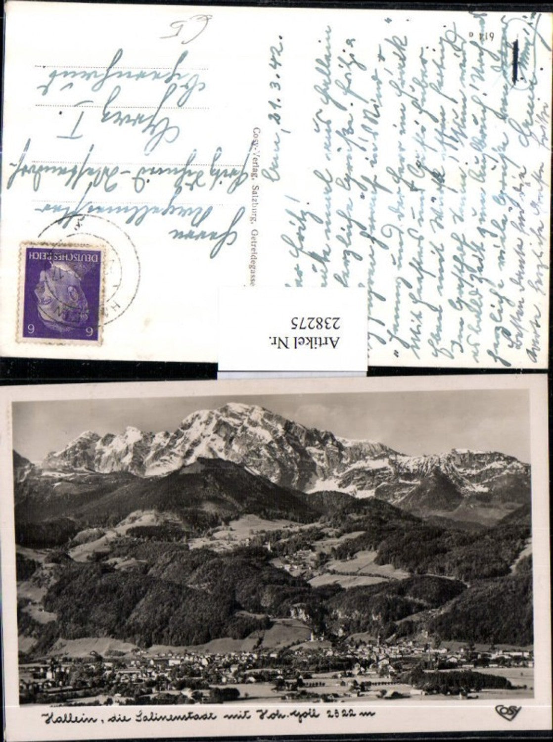 238275,Hallein Totale m. Hohen Göll pub Cosy 614a