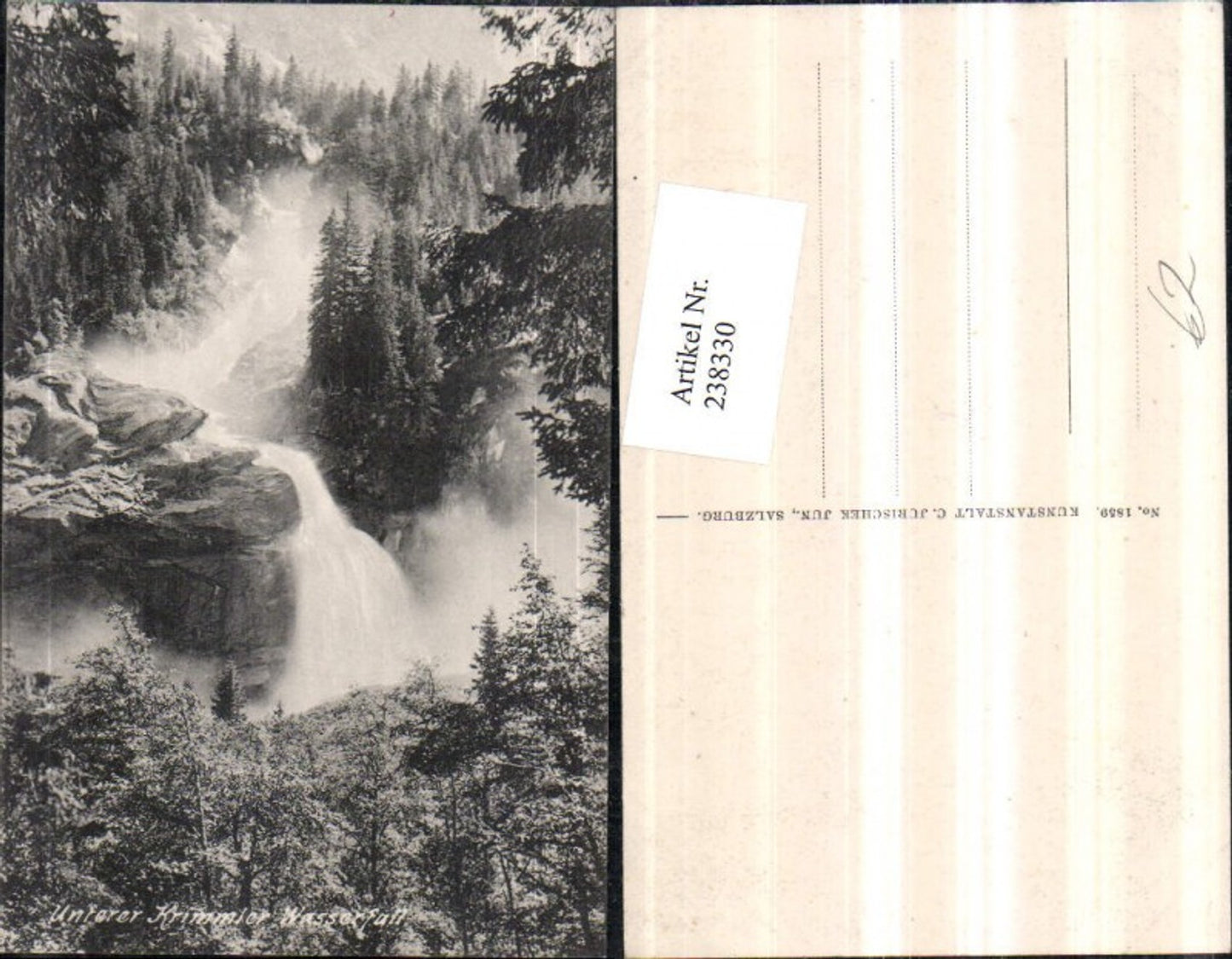 238330,Unterer Krimmler Wasserfall b. Krimml