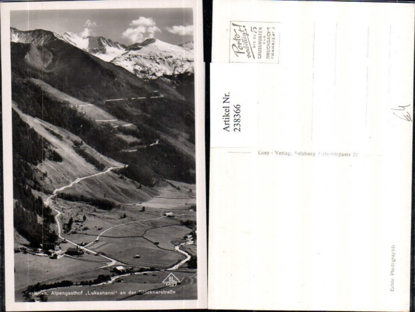 238366,Ferleiten Alpengasthof Lukashansl an d.Glocknerstraße